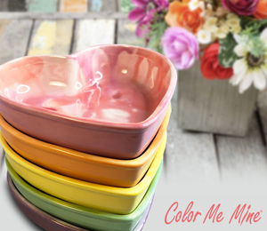 Creekside Candy Heart Bowls