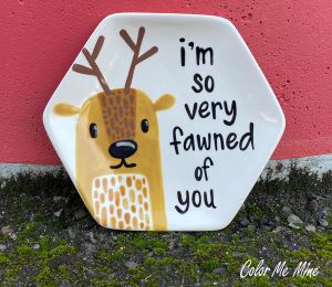 Creekside Fawn Plate