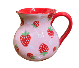 Creekside Strawberry Pitcher