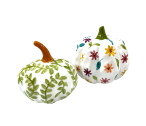 Creekside Fall Floral Gourds