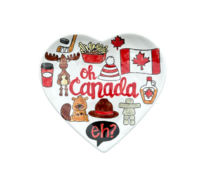 Creekside Canada Heart Plate