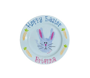 Creekside Easter Bunny Plate