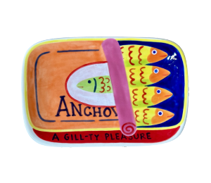 Creekside Anchovies App Plate