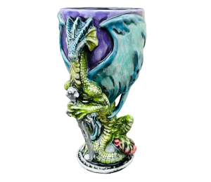 Creekside Antique Dragon Goblet
