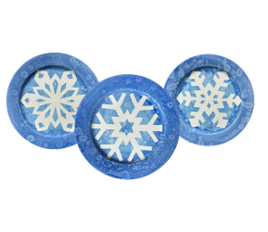 Creekside Paper Snowflake Plate
